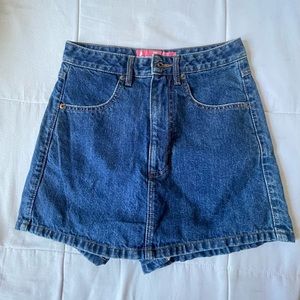 comfort denim, size 3/4 skirt/shorts